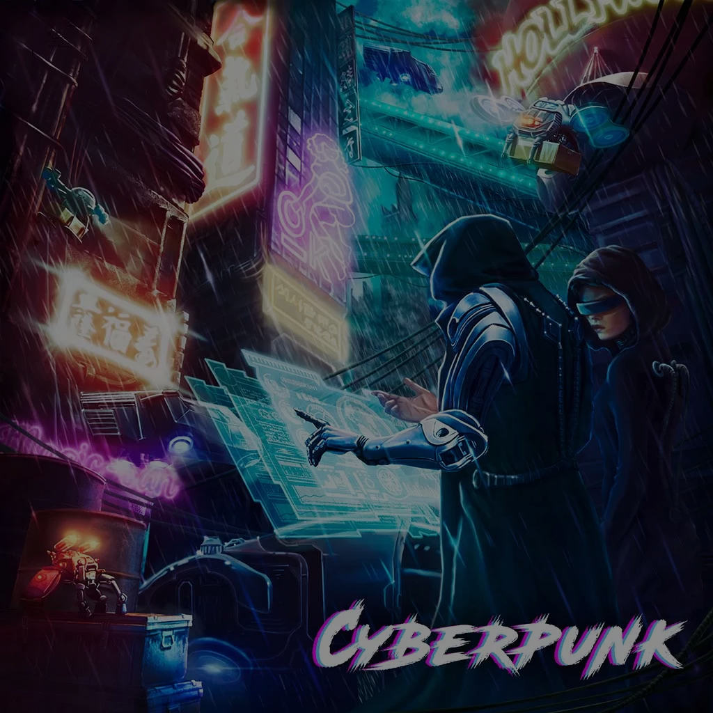 Cyberpunk — Room Library at Overworld Singapore