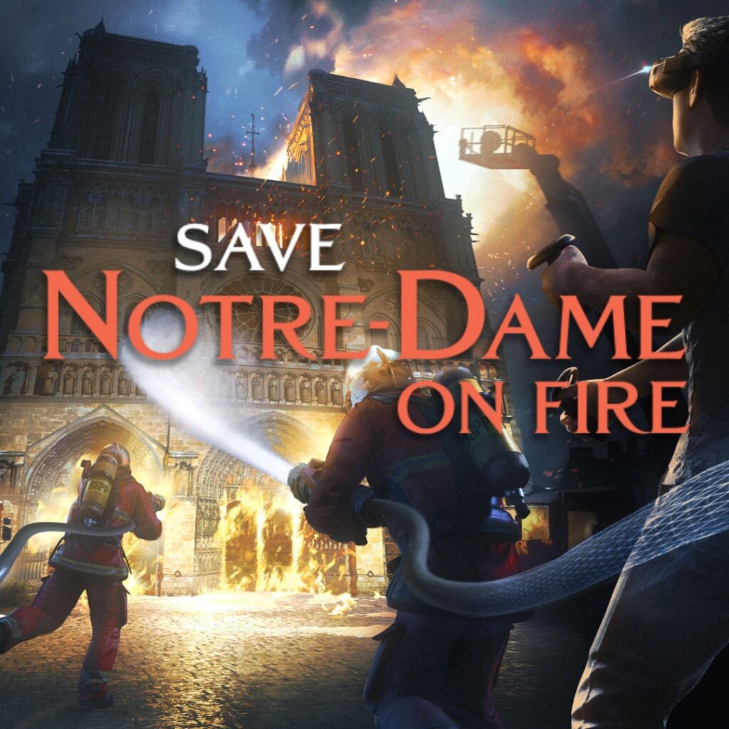 Save Notre-Dame on Fire — Room Library at Overworld Singapore