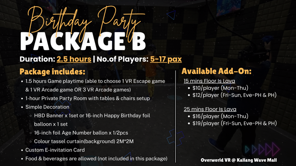 Kallang Wave Mall - Package B