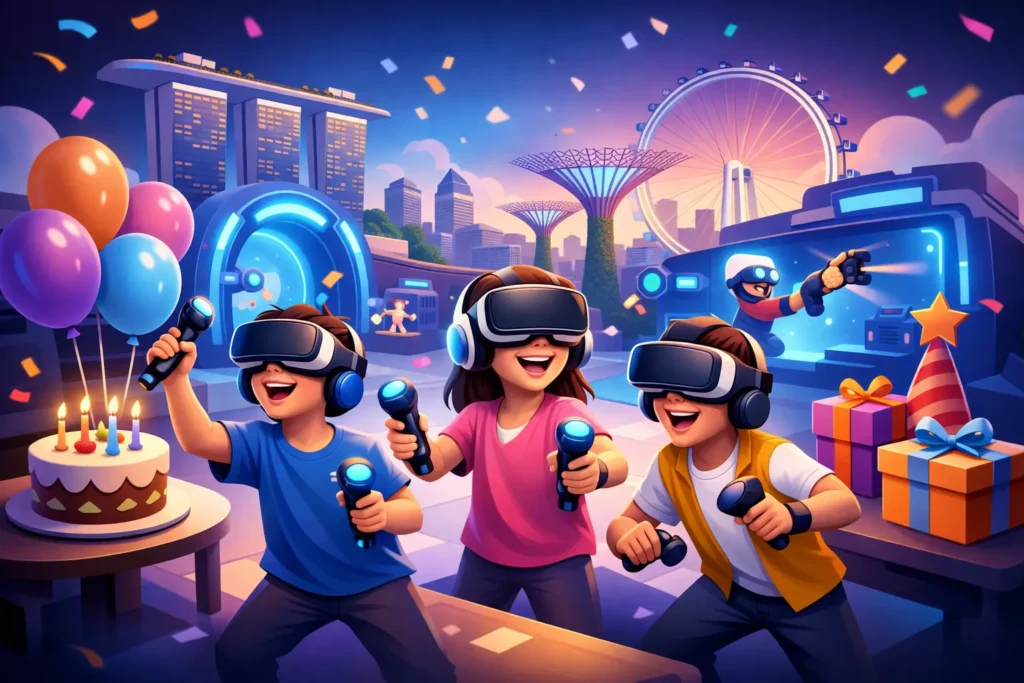 VR Birthday Party Singapore for High-Energy Fun