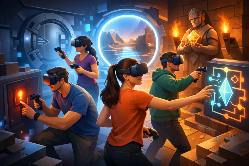 VR Escape Room Fun for Your Next Group Mission