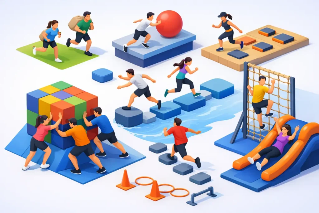 A Team Challenge Example That Gets Everyone Moving