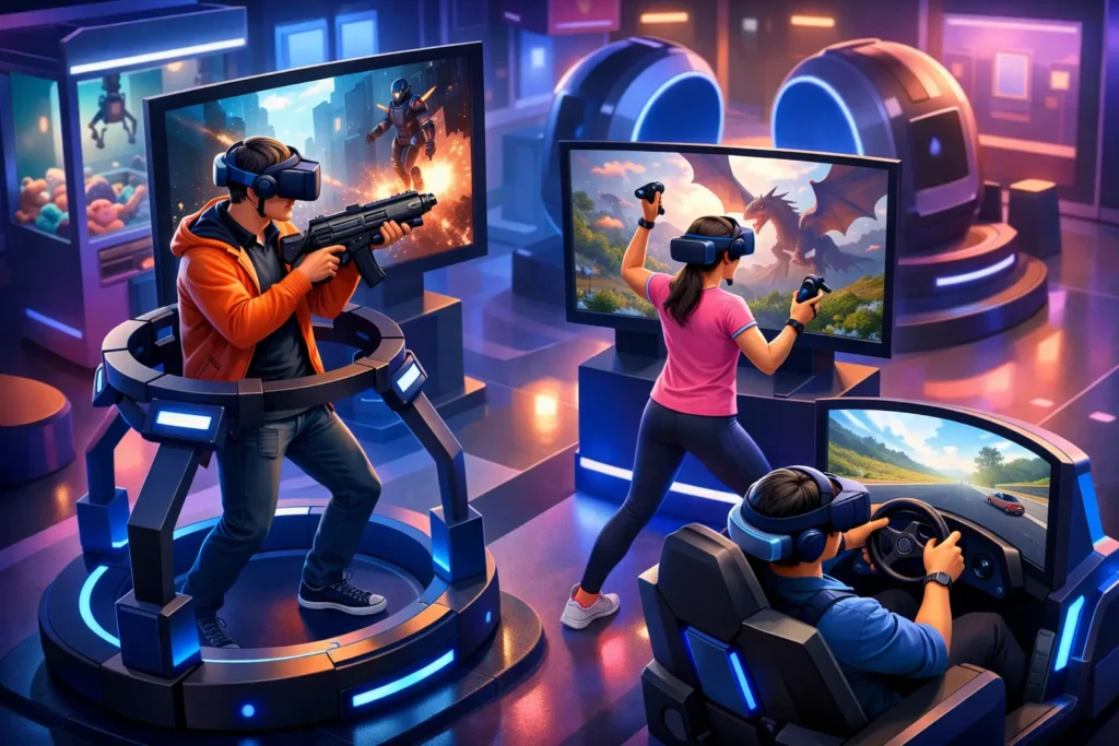 VR Arcade Games That Turn a Day Out Into a Win