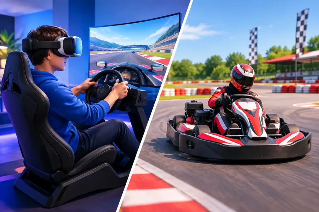 VR Racing Versus Go Karts: Which Is Better?